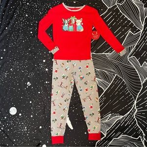 Jingles & Joy Red & Grey Christmas Pajama Set